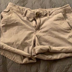 American Eagle Midi Shorts - Stone Grey